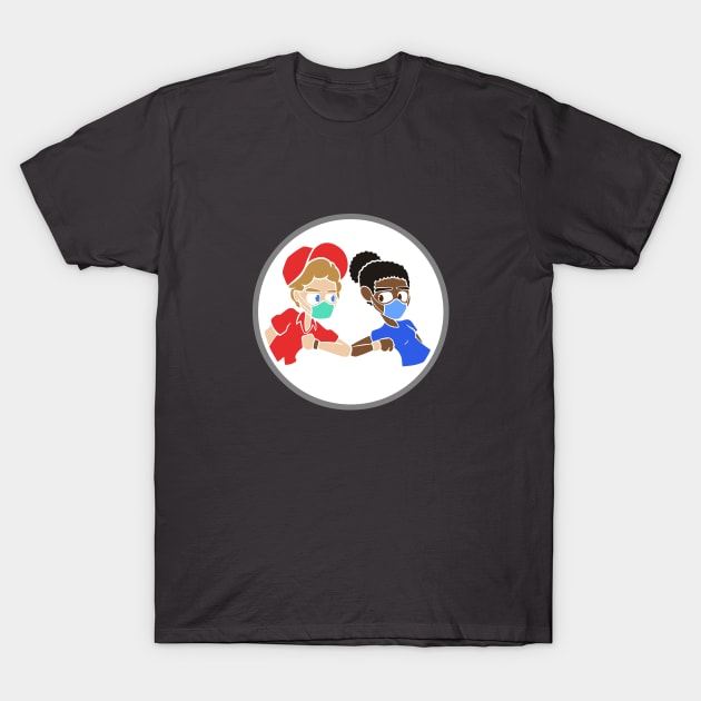 Jeb & Jules (color, white) T-Shirt by C3Sabertooth